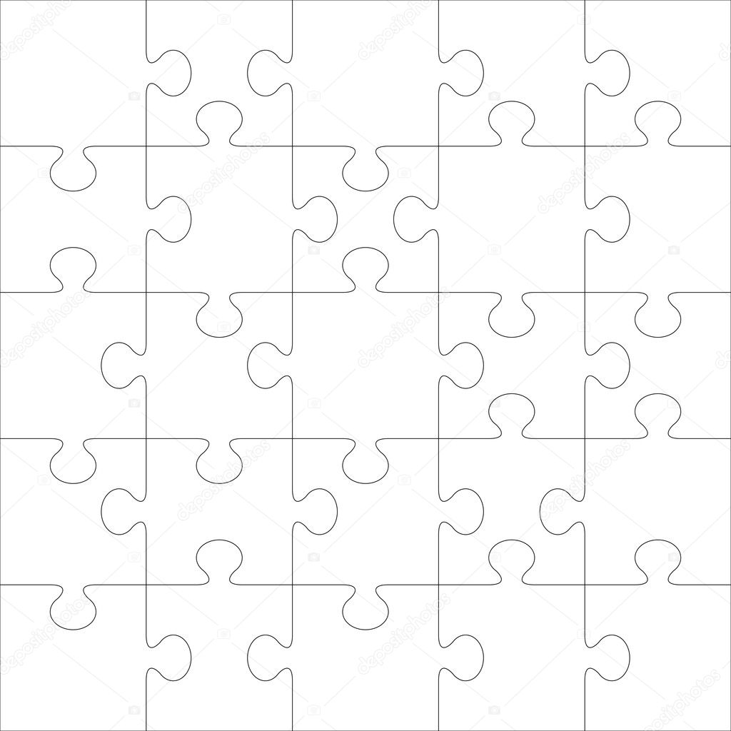 Blank Puzzle Outline
