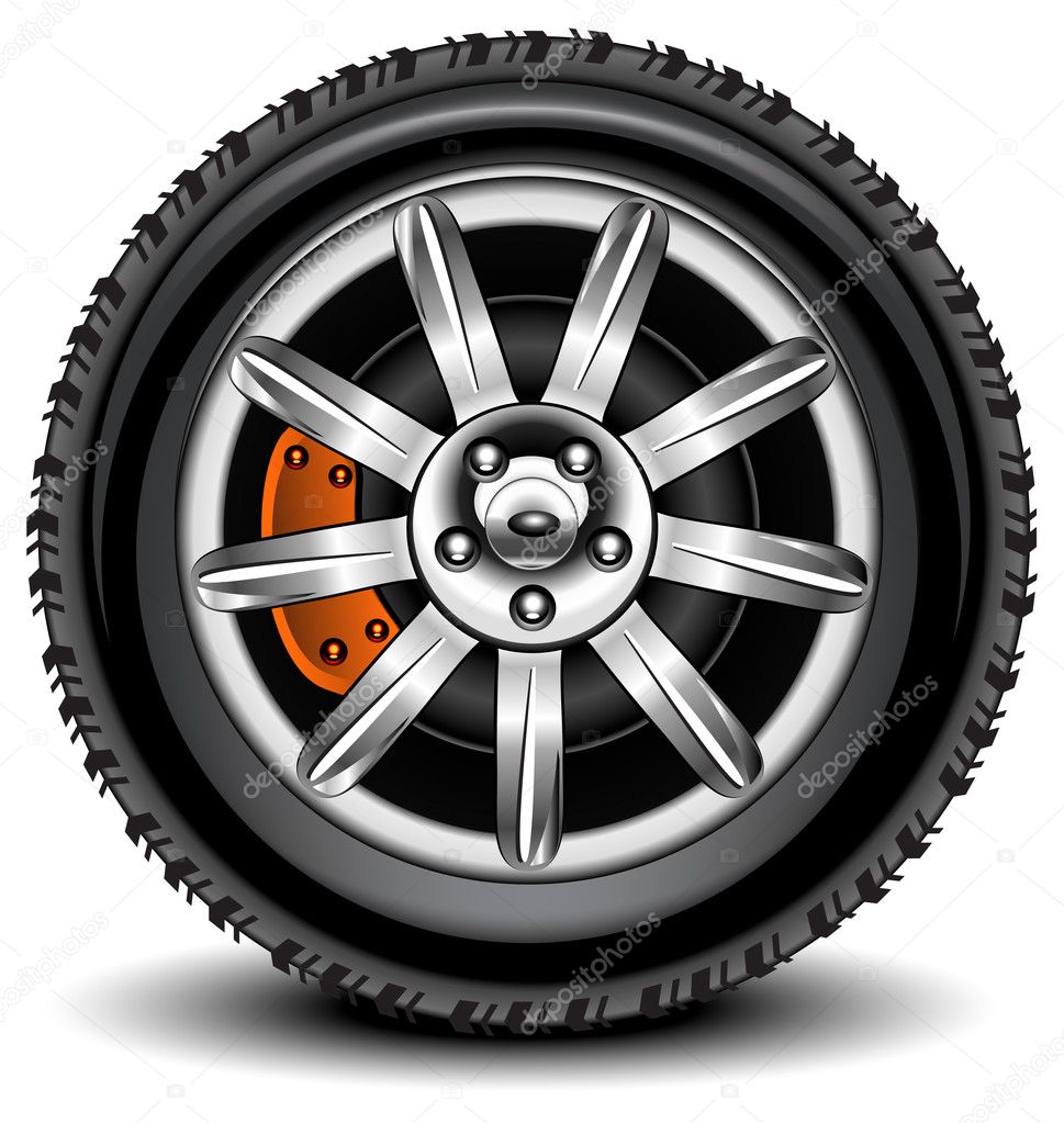 Car Wheel Icon