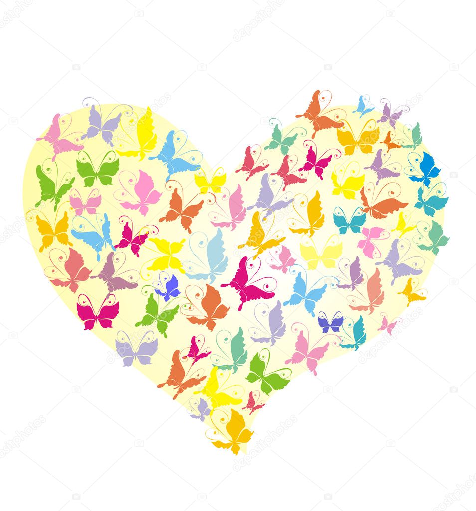 Heart Butterflies