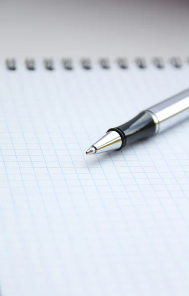 Notepad and pen — Stock Photo #1396999