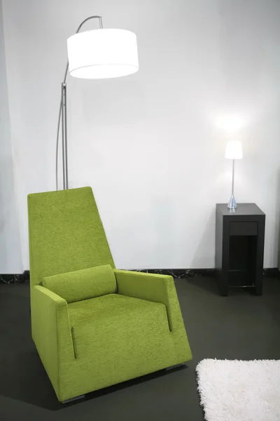 Green easy-chair
