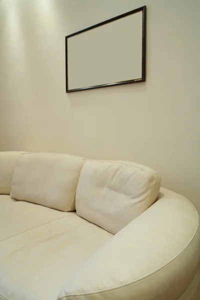 Soft beige sofa