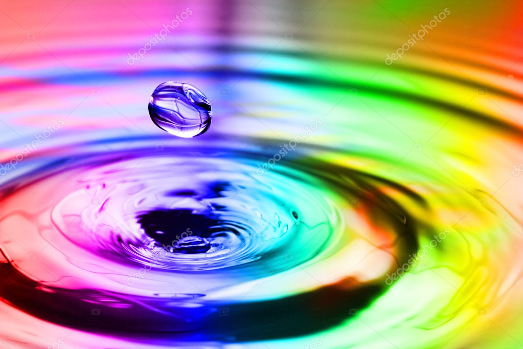 Разноцветная вода Разноцветная вода