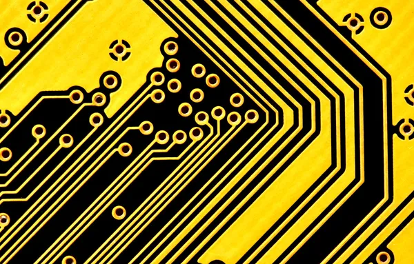 Yellow circuit board macro