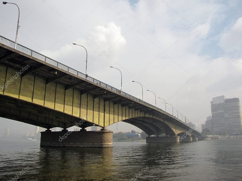 Bridge On The Nile, Cairo, Egypt — Stock Photo © RVC5Pogod #1525055