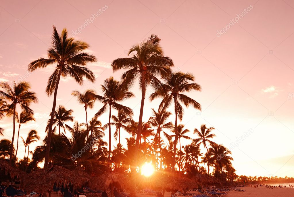 Caribbean Beach Sunset