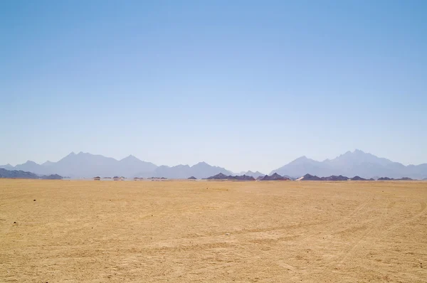 Mirage in desert