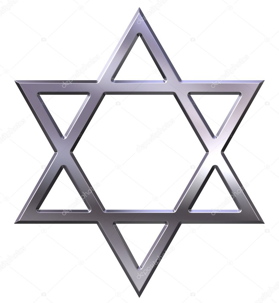 Silver Star of David — Stock Photo #1400131 Silver Star of David — Stock Photo #1400131