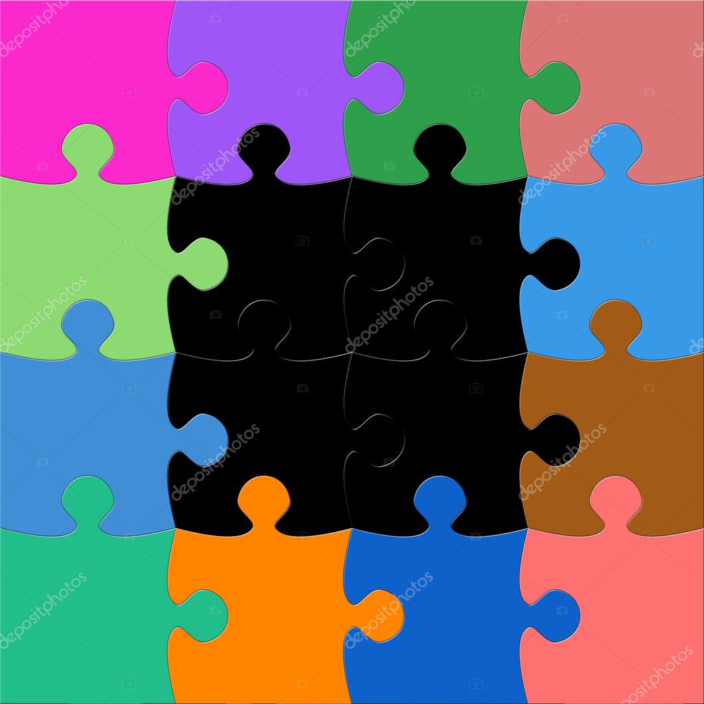 puzzle photo frame