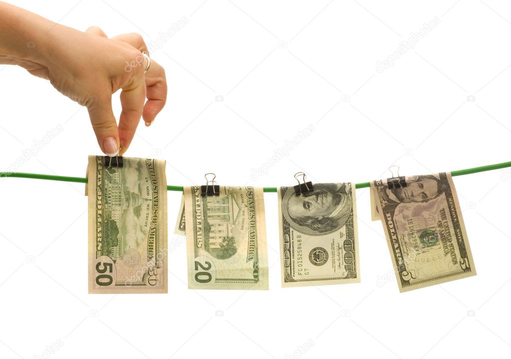 Washing money — Stock Photo © anele77 1272541