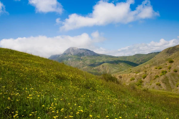 Ukrainian landscape of Crimea mountains