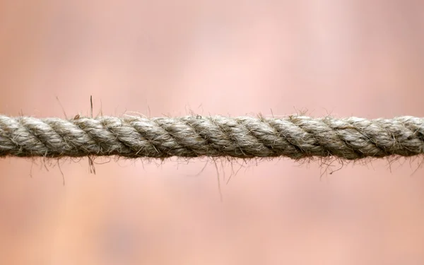 Closeup detail of a rope