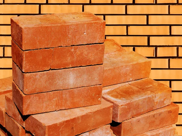 Brick in a wall laying