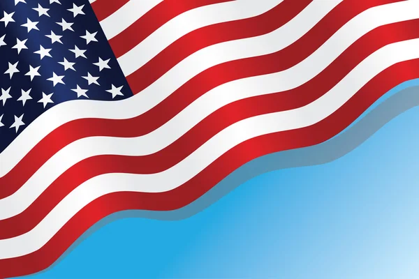 US flag by lazunov iaroslav Stock Vector Editorial Use Only