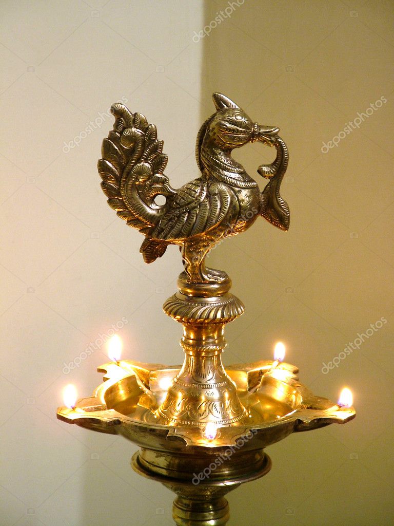 Temple Oil Lamp — Stock Photo © ARTEKI #1316908