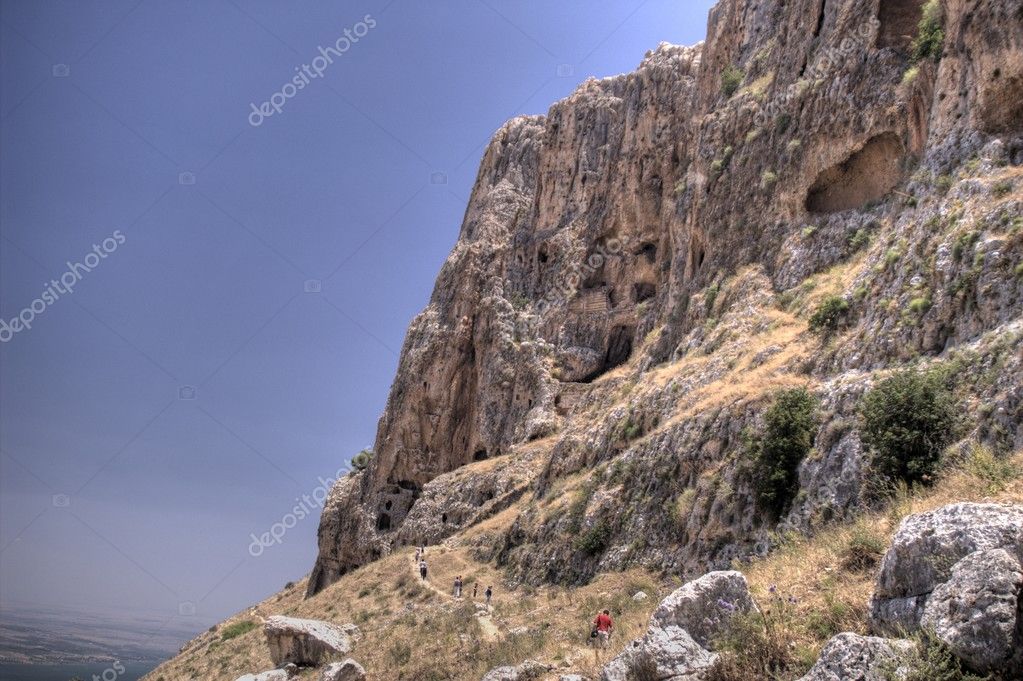 mountains and nature in galilee, israel - travel vacation in