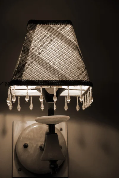 Glowing Lamp for interior decoration sepia