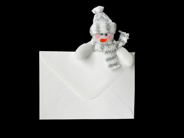 Envelope in blask