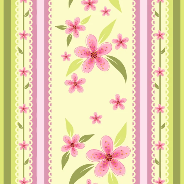 Floral Wallpaper on Floral Seamless Wallpaper   Stock Vector    Svetlana Ivanova  2043300