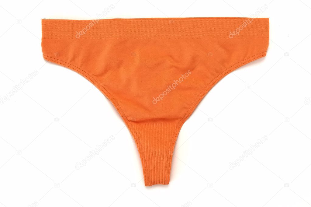 Tanga shape underwear isolated