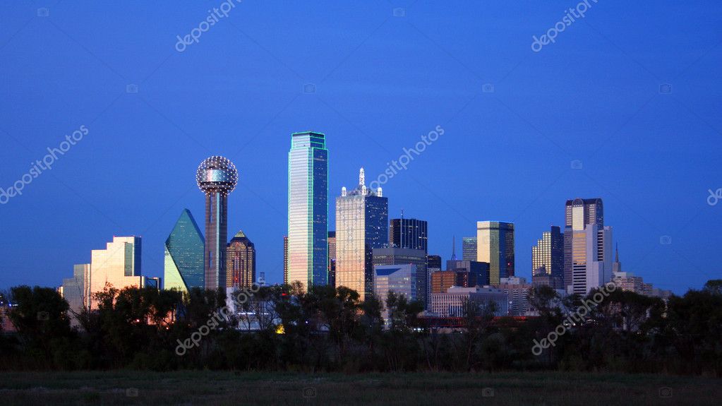 Dallas+skyline+vector+free