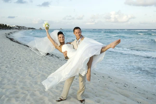 Caribbean Beach Wedding by Michael Macsuga Stock Photo