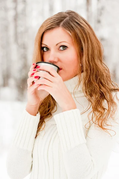  Girl Photo Editing on Beautiful Girl Drinking Hot Coffee   Stock Photo    Pavel Yakovenko