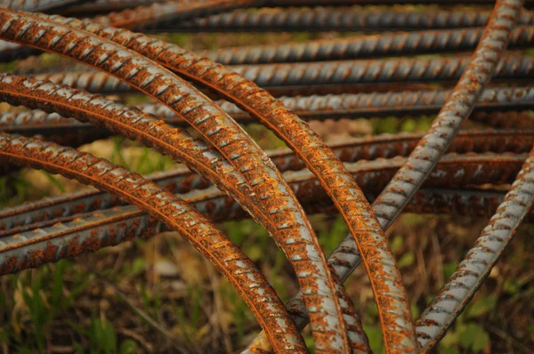 Rusty iron pipes