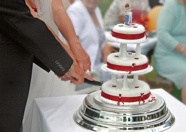 Cutting the Wedding Cake.
