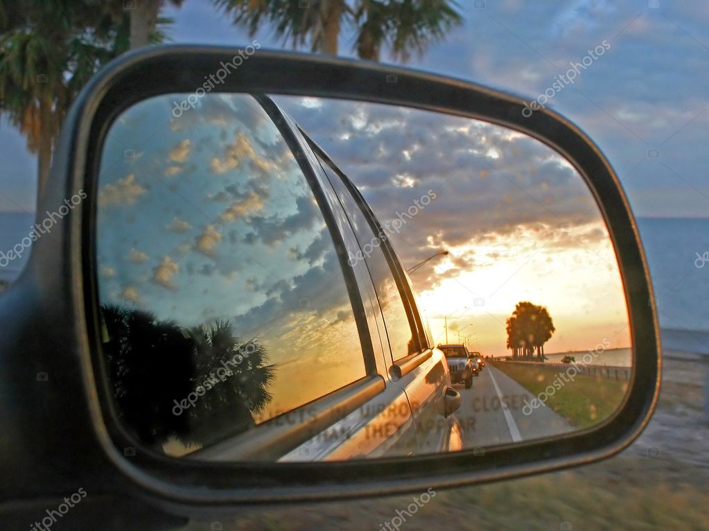 rearview reflection painting