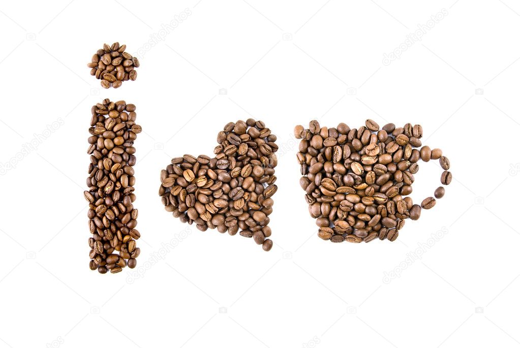 love coffee  Stock Image