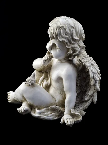Small angel with a dove