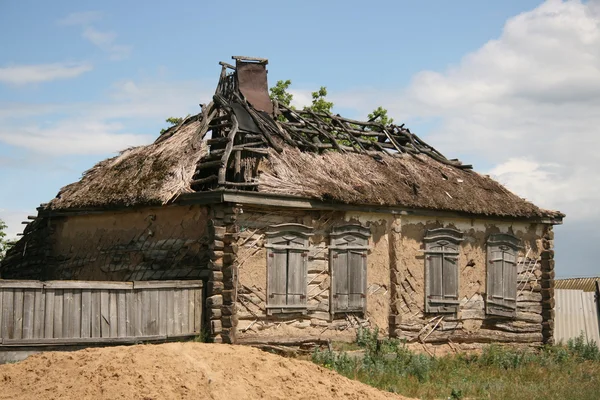 old ruined houses