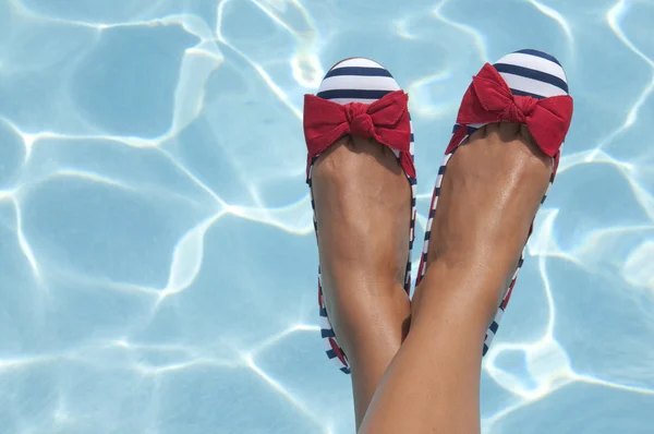 Nautical Shoes at the Pool