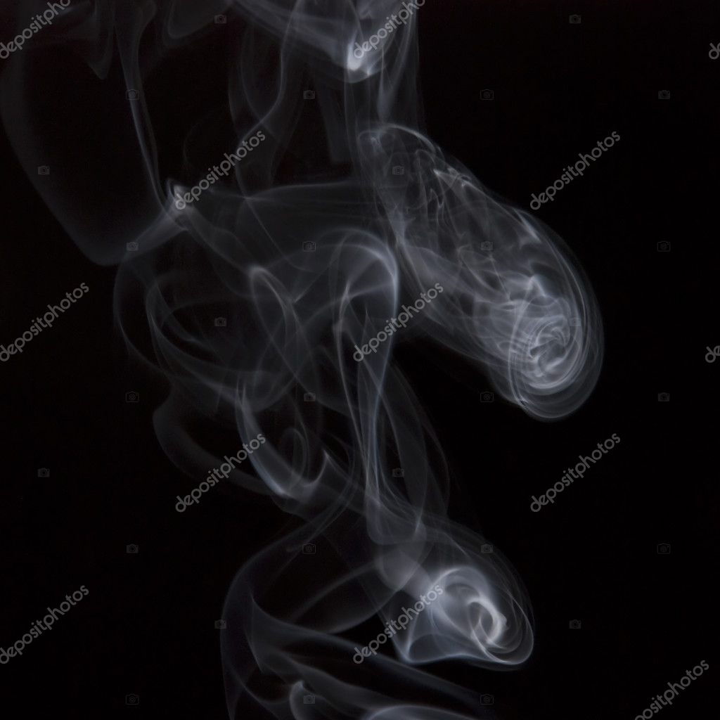 black background smoke