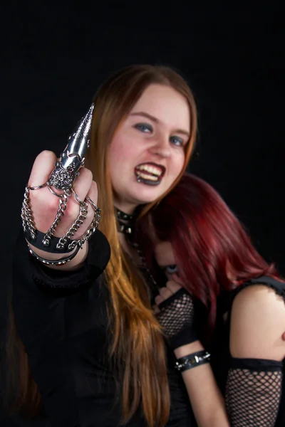 Goth girls Fuck you by DoctorKan Stock Photo Editorial Use Only fuck girls