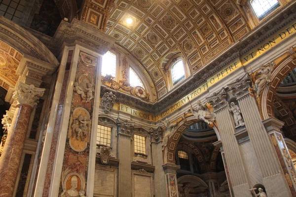 Inside cathedral of St. Peter in Vatican