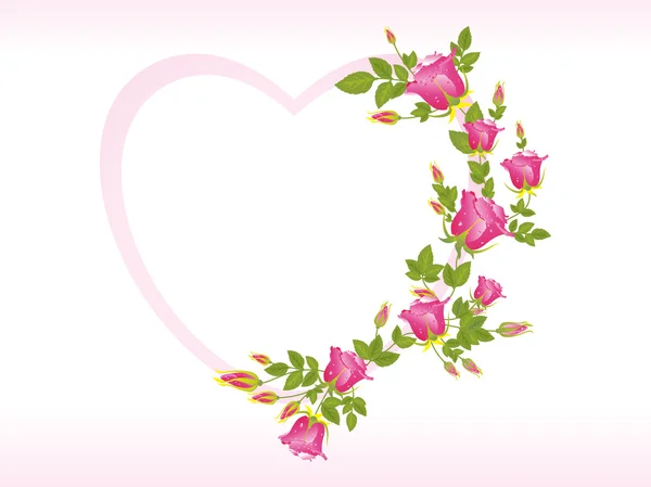 Pink Rose Vector