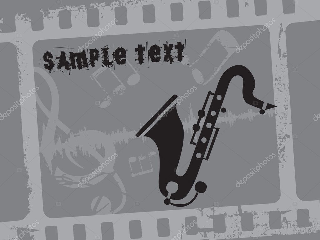 Saxophone Abstract