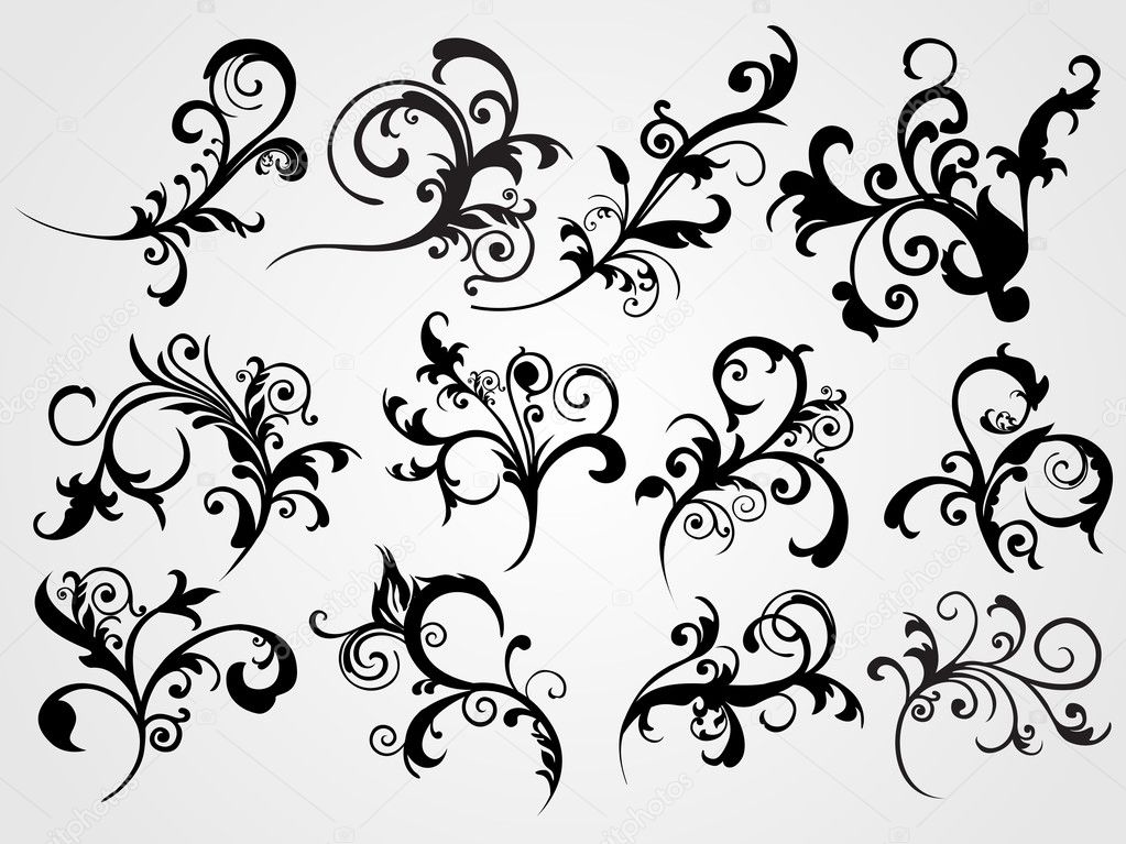 floral pattern tattoos
