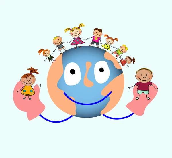cartoon earth pics. Cartoon earth with kids. Add to Cart | Add to Lightbox | Big Preview. Cartoon earth with kids. To modify this file you will need a vector editing software