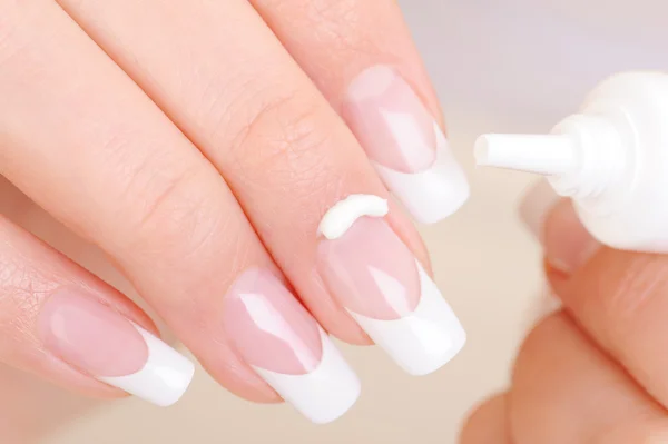 Body care of female fingernail