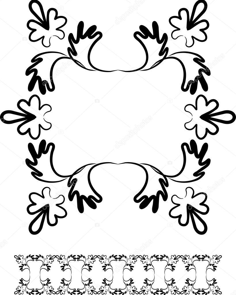 Swirl Designs Border