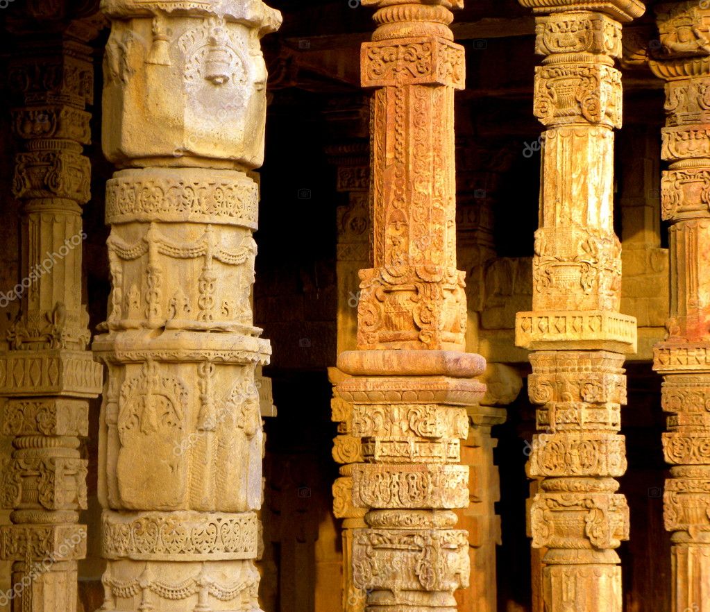 Carved Pillars