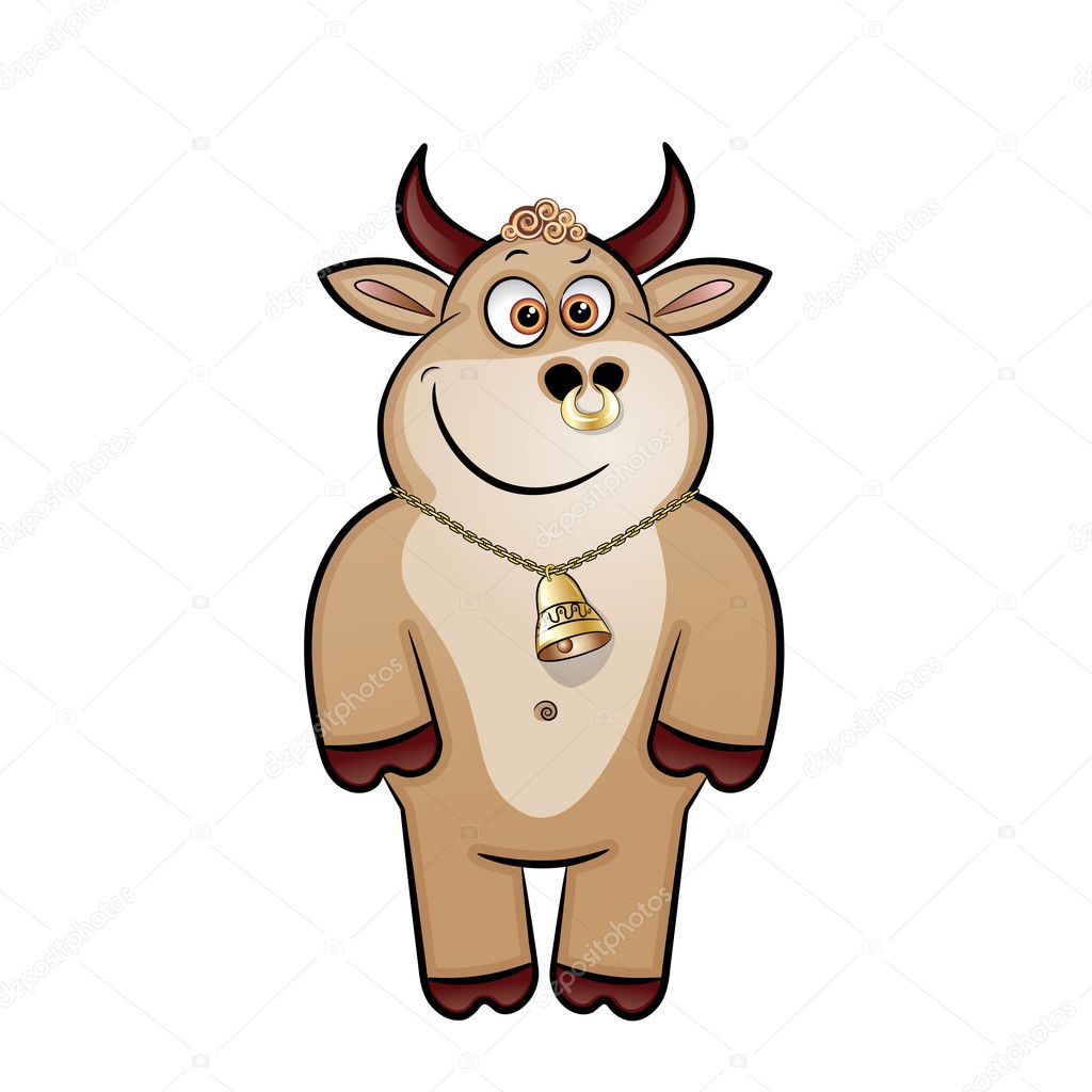 cute cartoon bulls