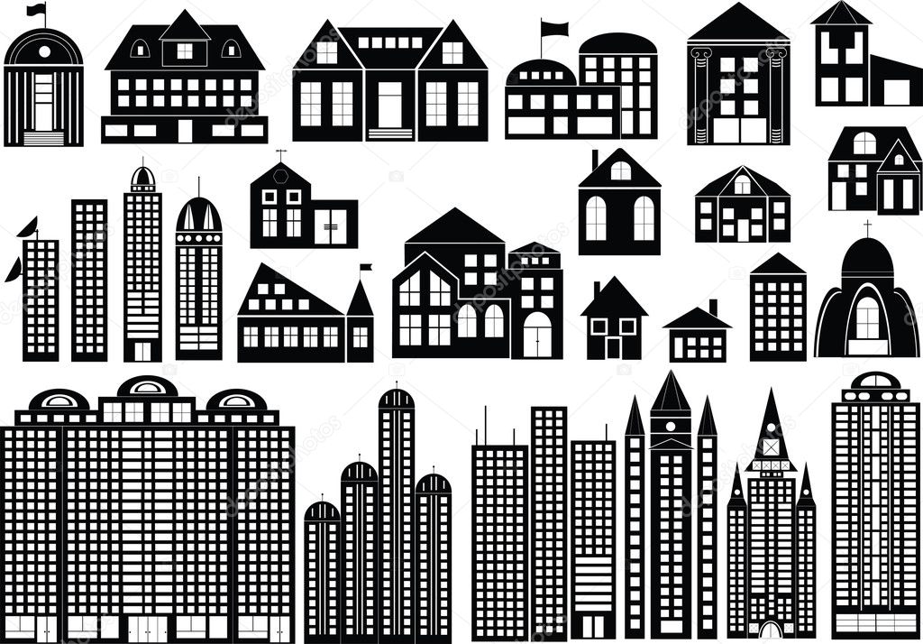 building clipart vector free download - photo #30
