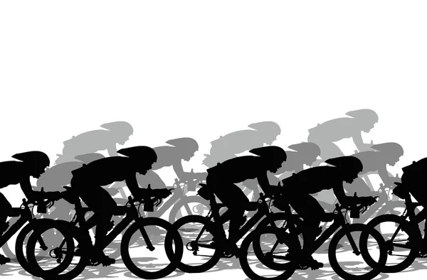 Group Of Cyclists