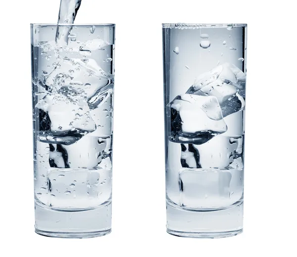 Pair of water drink glasses