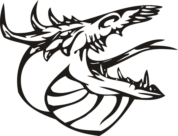 Dragon vector by Raza Mahmood