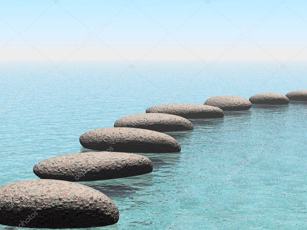 Float stones — Stock Photo © galdzer 1532460